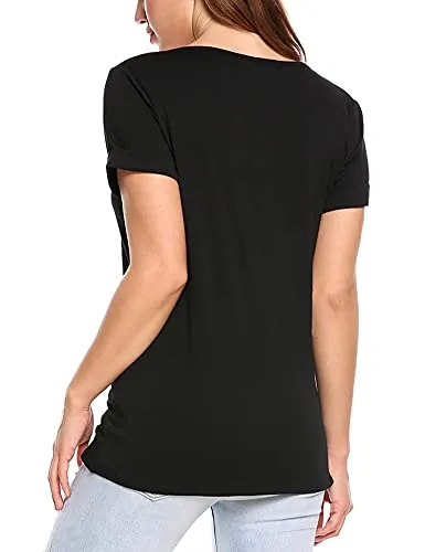 Deep V Casual Summer Tee