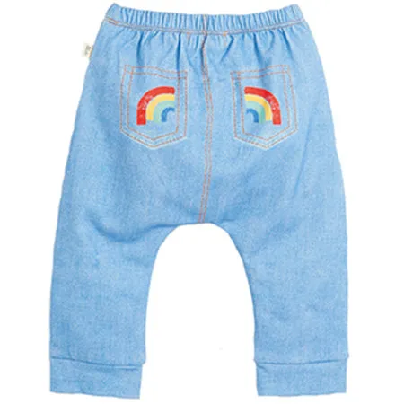 Denim-Look Joggers