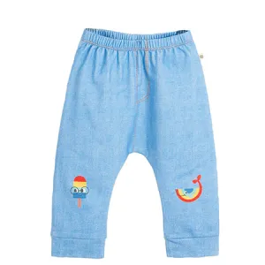 Denim-Look Joggers