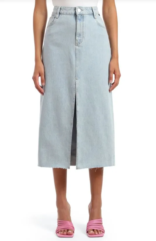 Denim Maxi Skirt