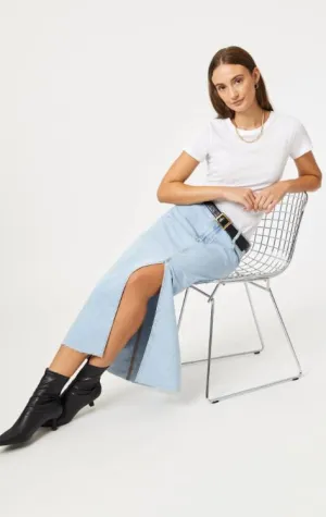 Denim Maxi Skirt