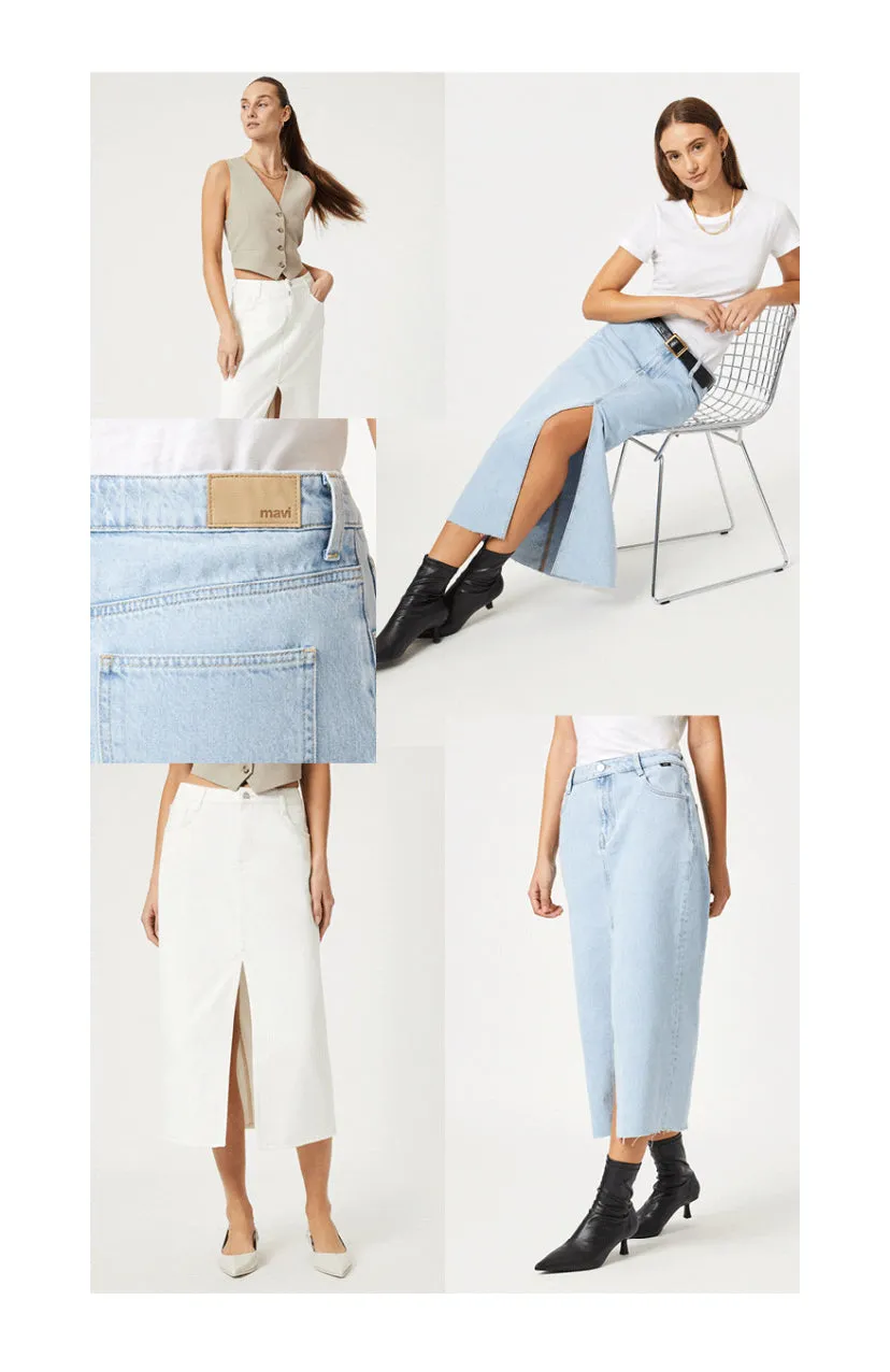 Denim Maxi Skirt