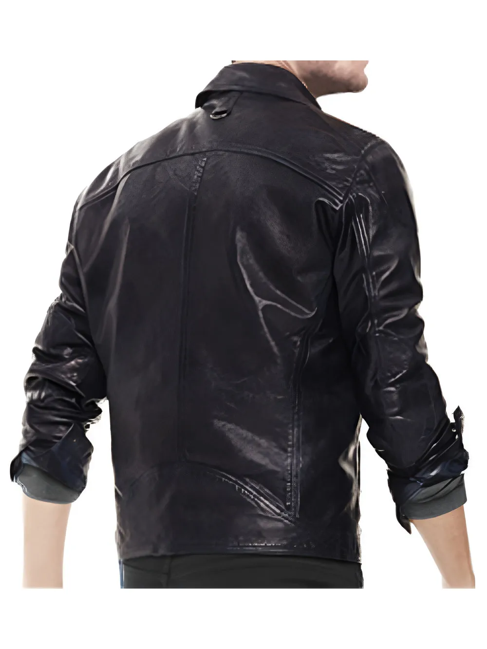 Designer Elegant Biker Genuine Leather Jacket for Men