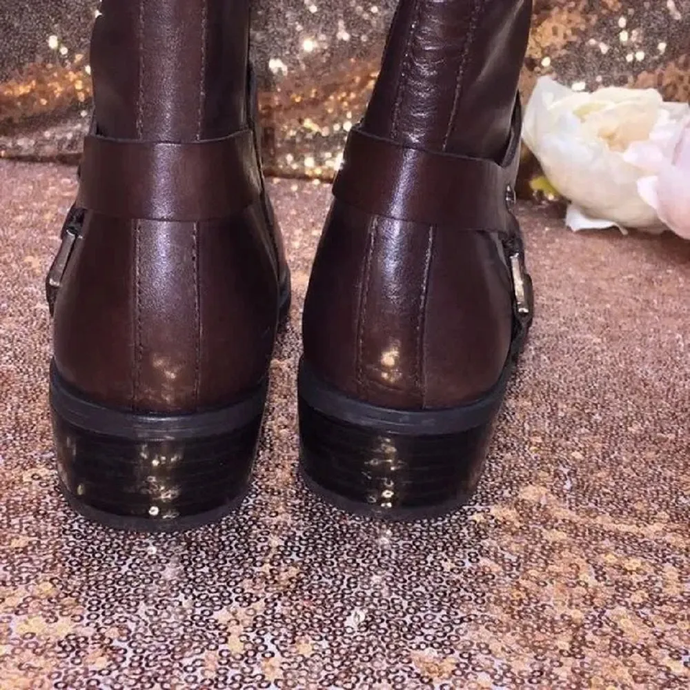 DKNY Black Suede Tall Boots 6.5M
