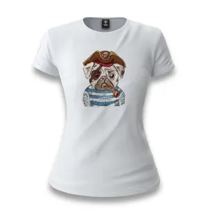 Dog - Pirate White Women T-shirt