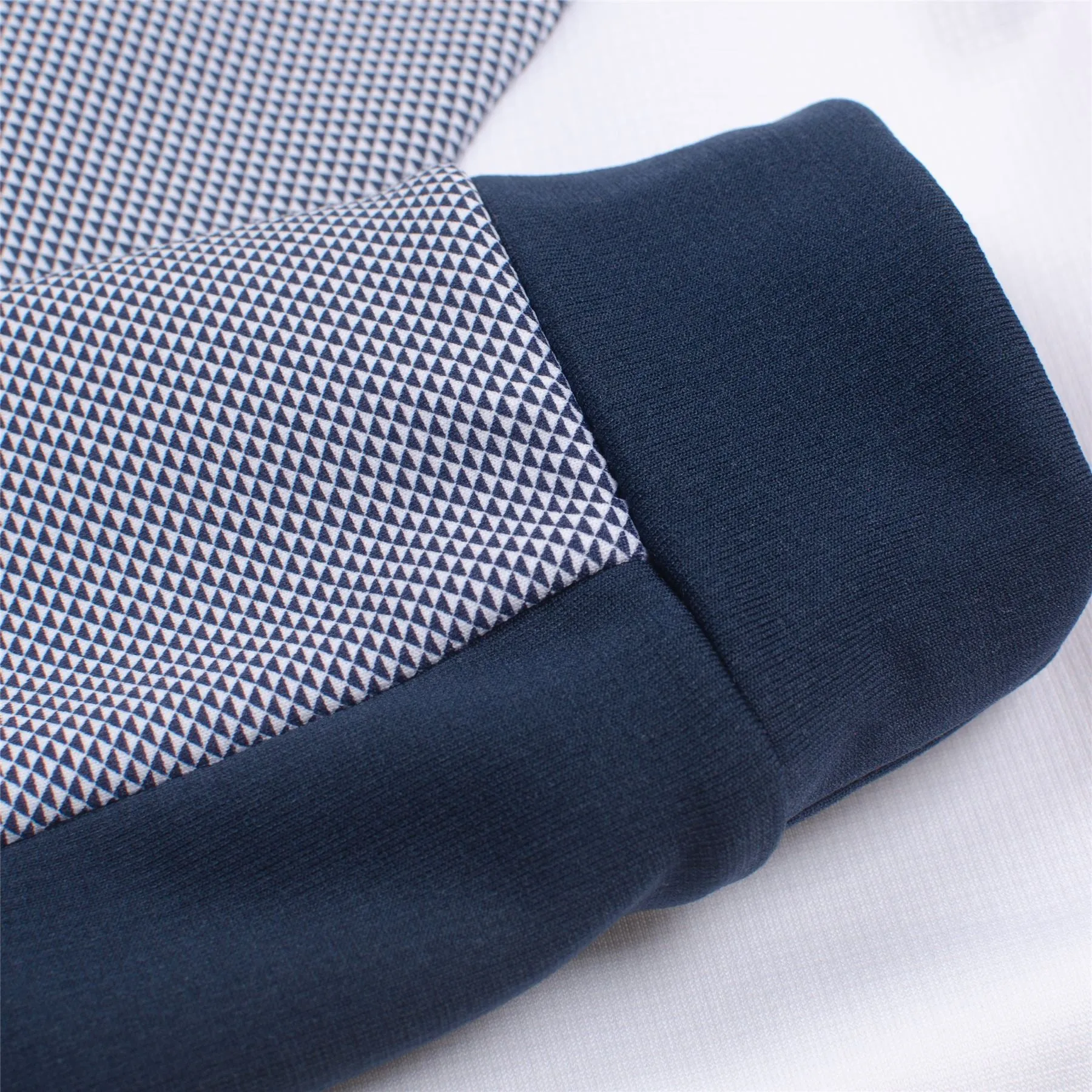 Donald Insula Jacket White/Navy/Orange
