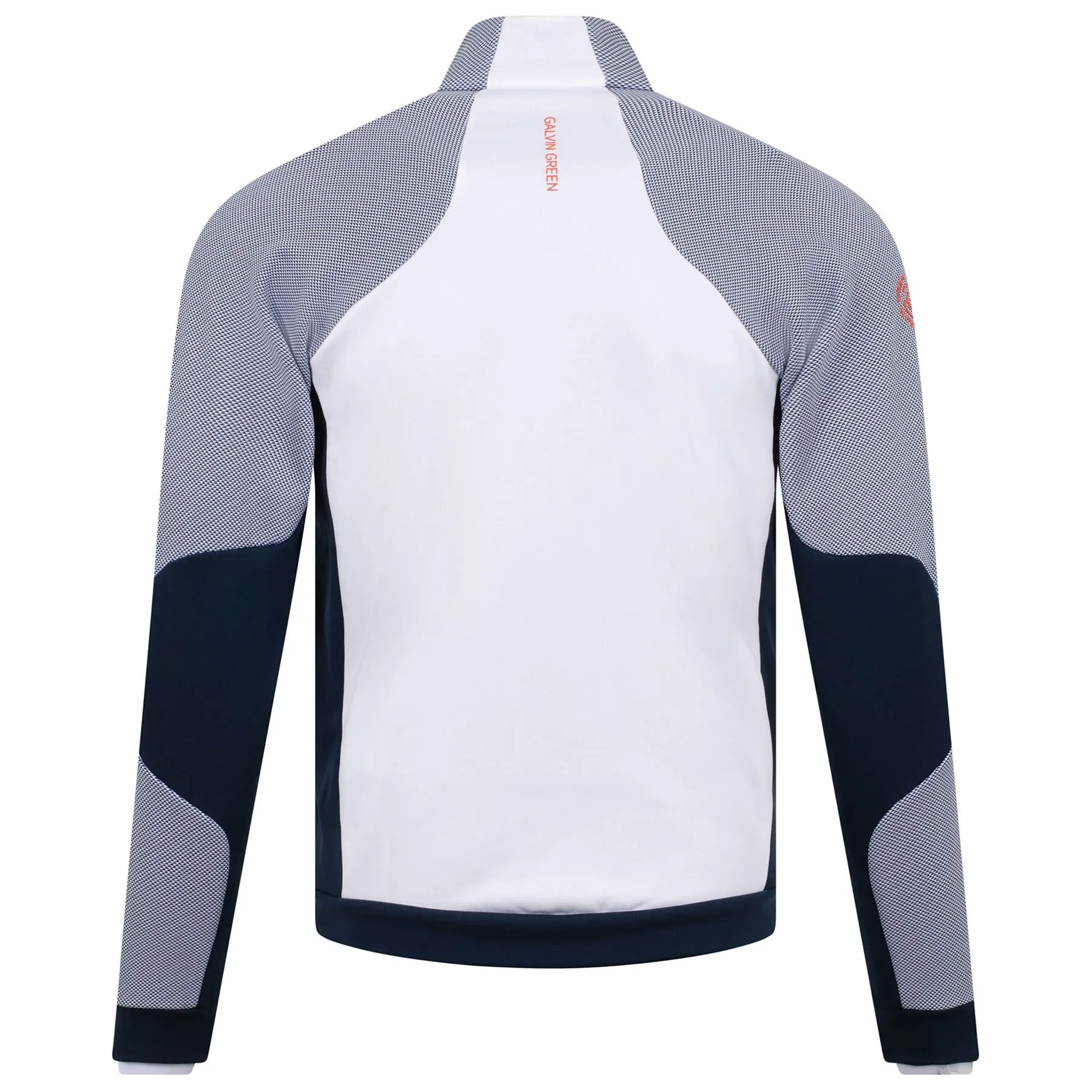 Donald Insula Jacket White/Navy/Orange