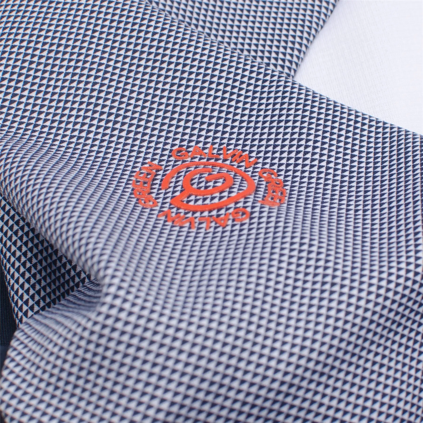 Donald Insula Jacket White/Navy/Orange