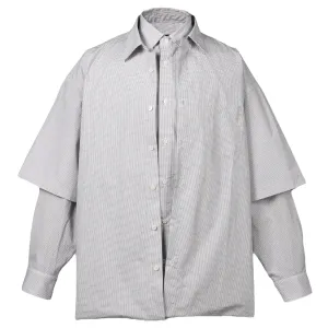 DOUBLE LAYERED SHIRTS / WHITE
