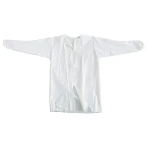 DuPont™ ProClean Frock with Zipper, 3X-Large, White, PC271SWH3X00300B