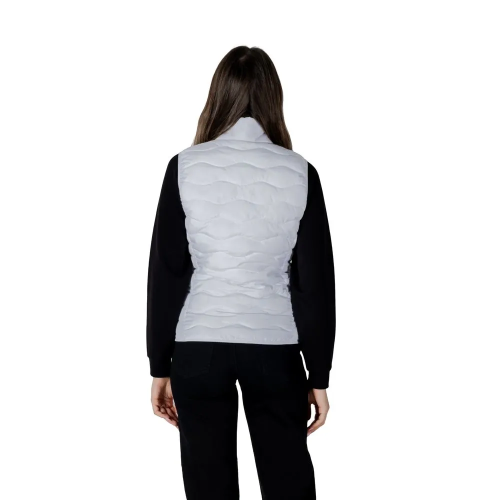 EA7 Emporio Armani White Polyester Jackets & Coat