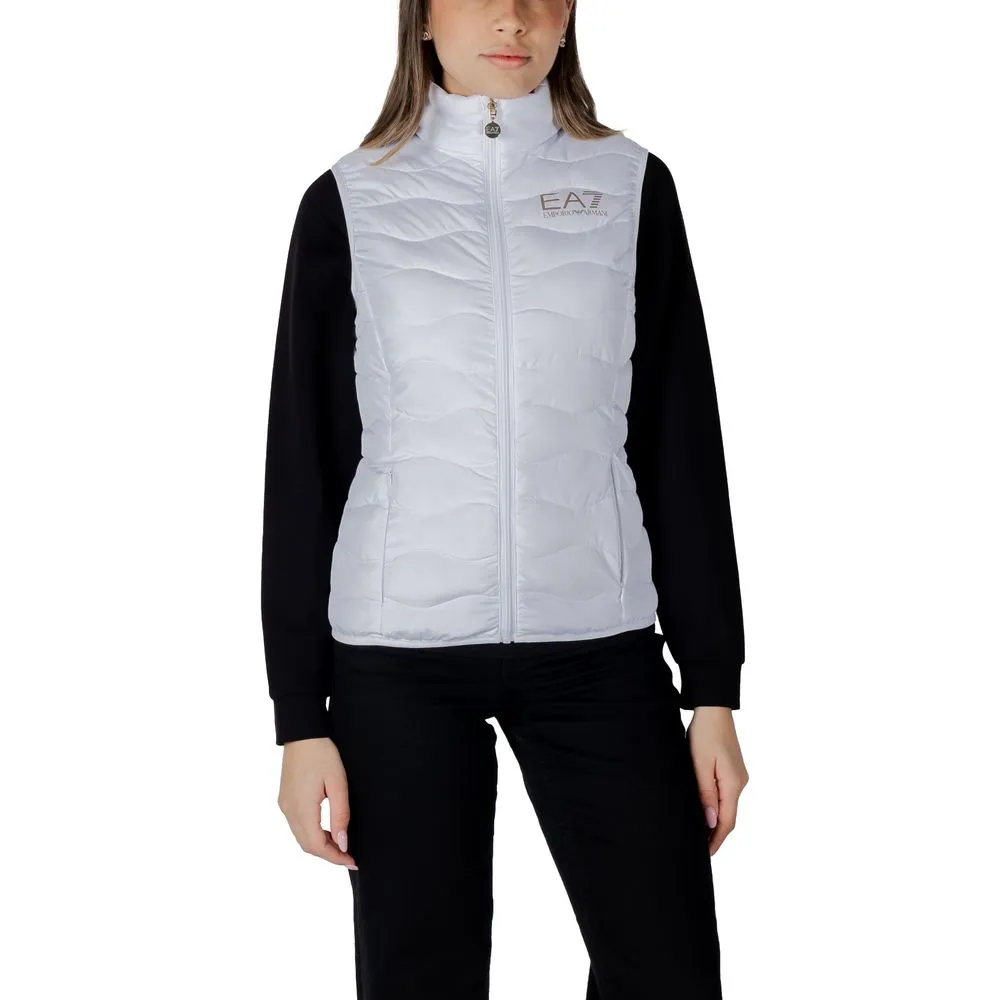 EA7 Emporio Armani White Polyester Jackets & Coat