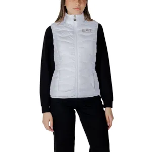 EA7 Emporio Armani White Polyester Jackets & Coat