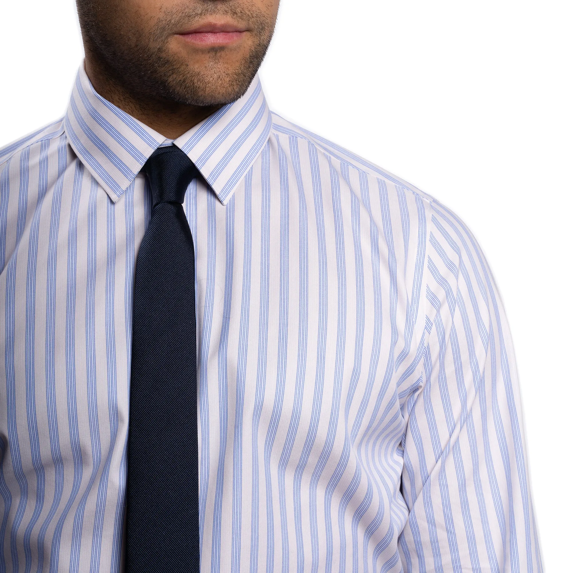 Easy Care Dress Shirt Standard Fit - Yellow Stripe