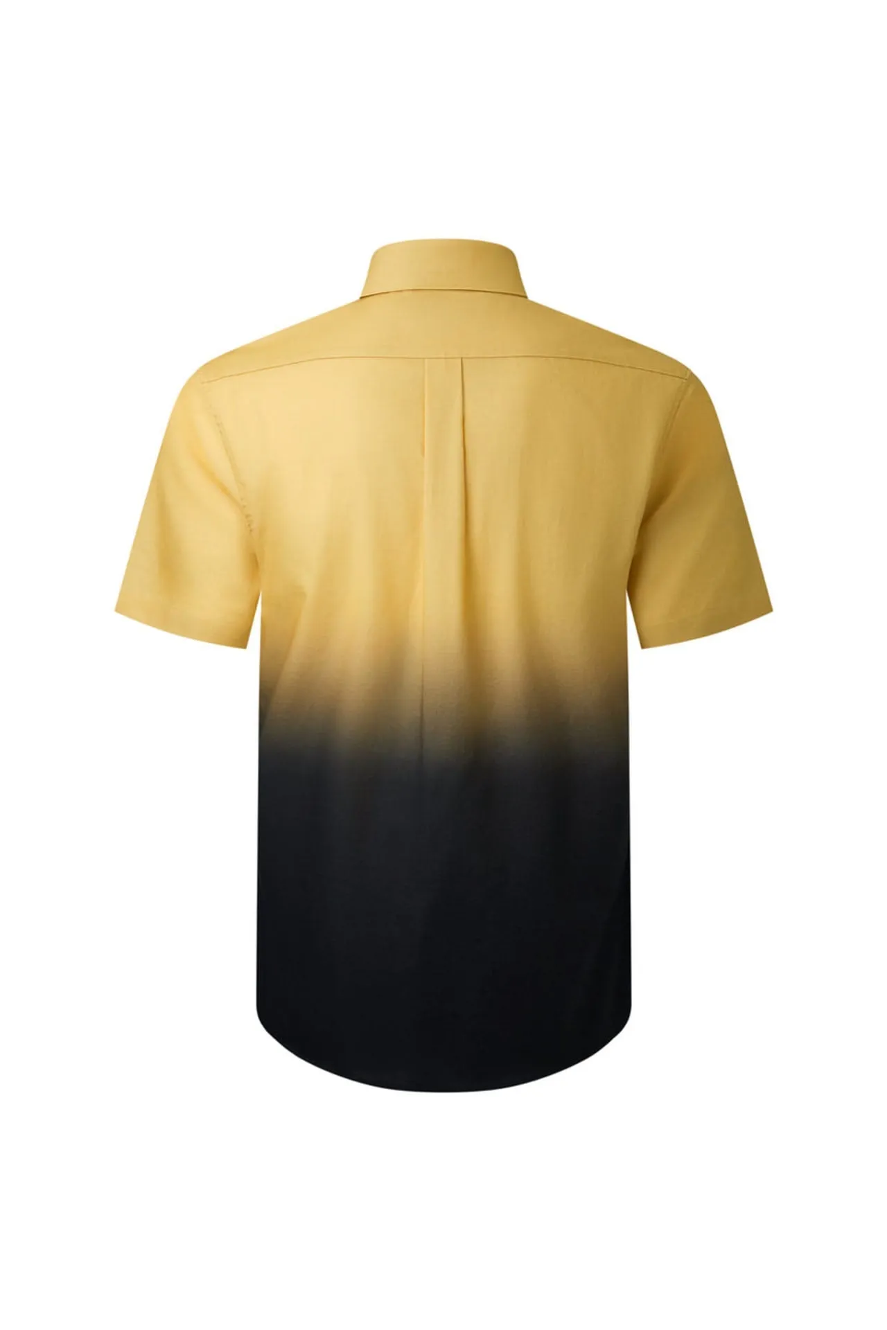 Easy Care Gradient Cotton Oxford Smart Fit Short Sleeve Casual Shirt