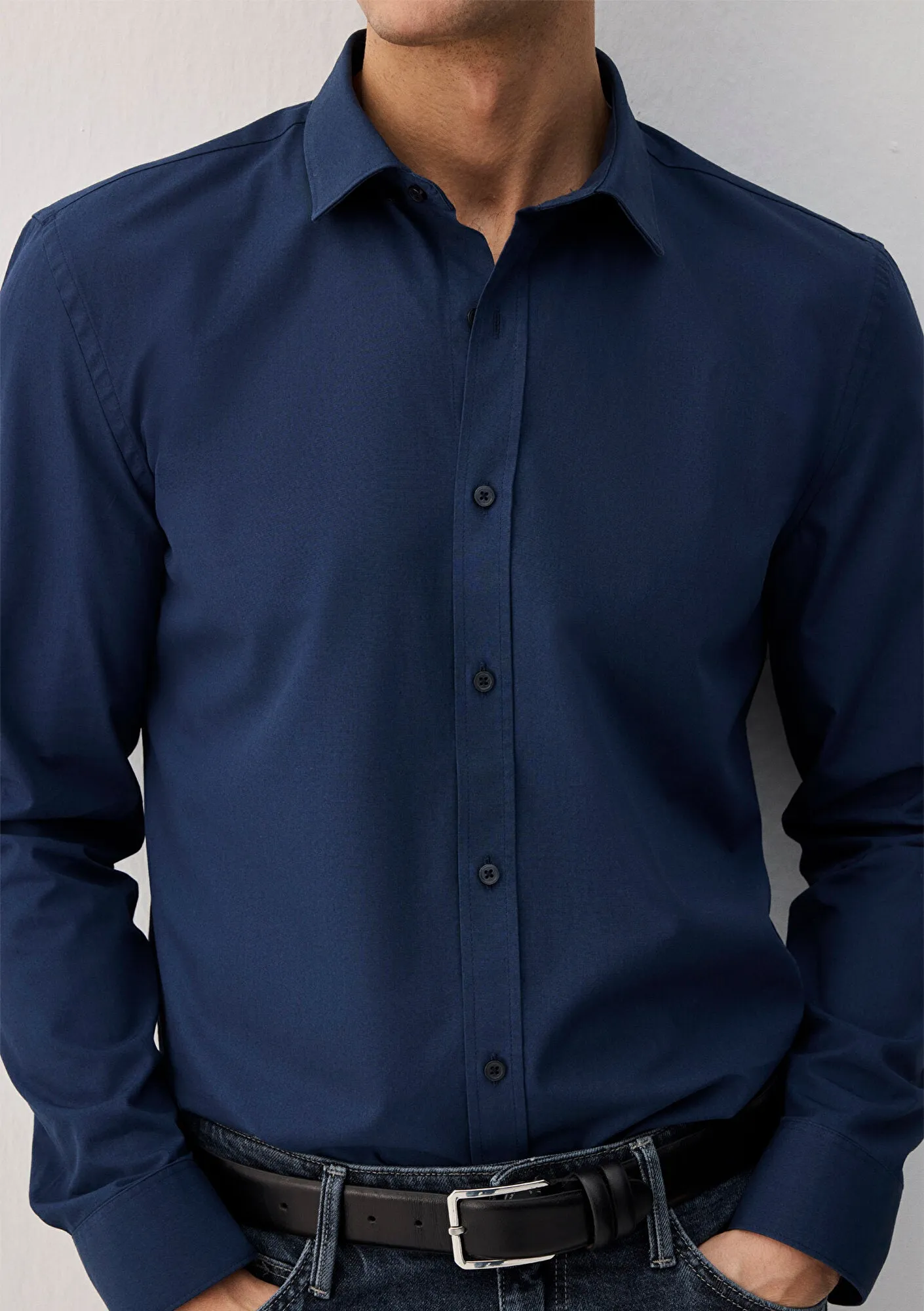 Easy Care Navy Shirt