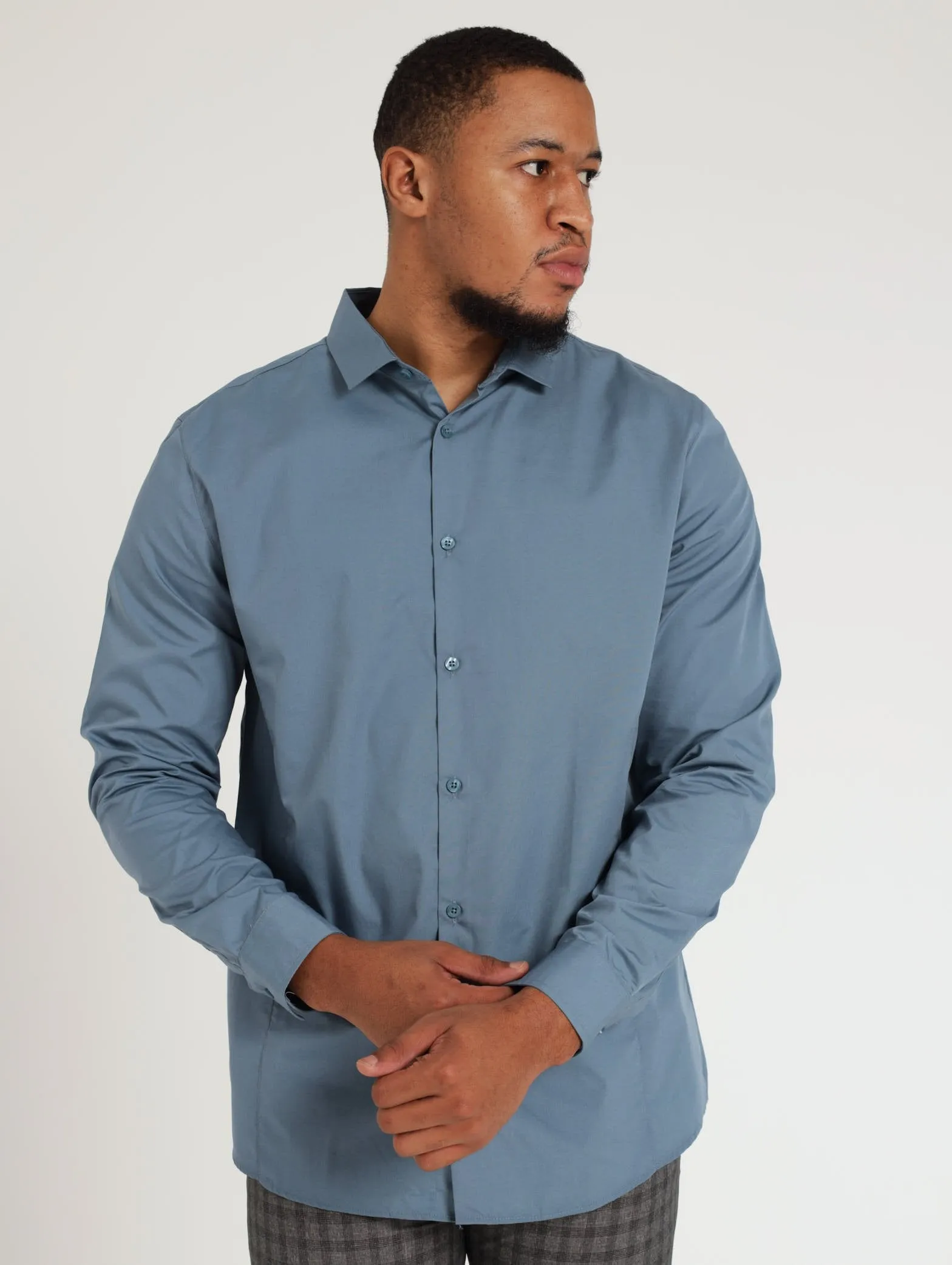 Easy Care Shirt - Blue