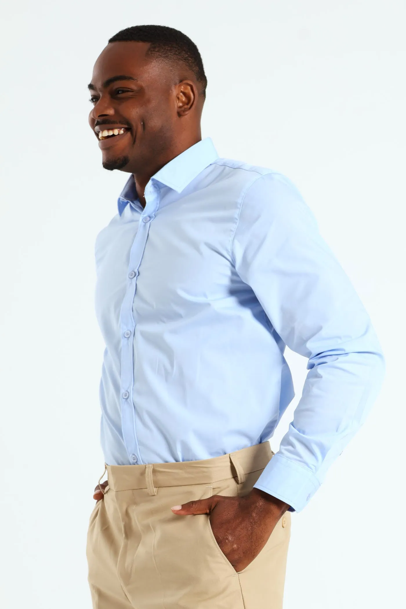 Easy Care Shirt - Light Blue