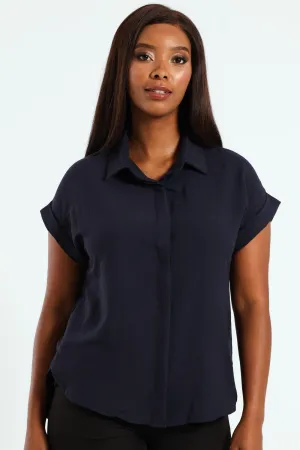 Easy Wearing Shirt - Navy