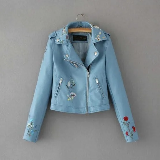Elegant Faux Leather Jackets for Women