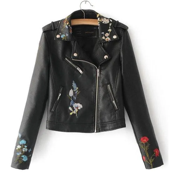 Elegant Faux Leather Jackets for Women