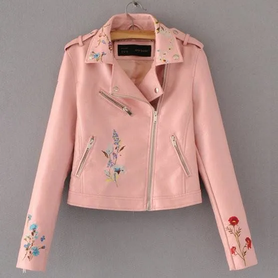 Elegant Faux Leather Jackets for Women