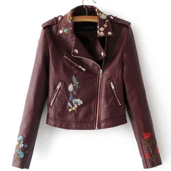 Elegant Faux Leather Jackets for Women