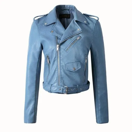 Elegant Faux Leather Jackets for Women
