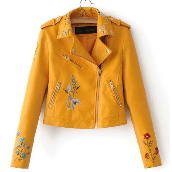 Elegant Faux Leather Jackets for Women