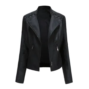 Elegant Marie Leather Jacket: A Timeless Style