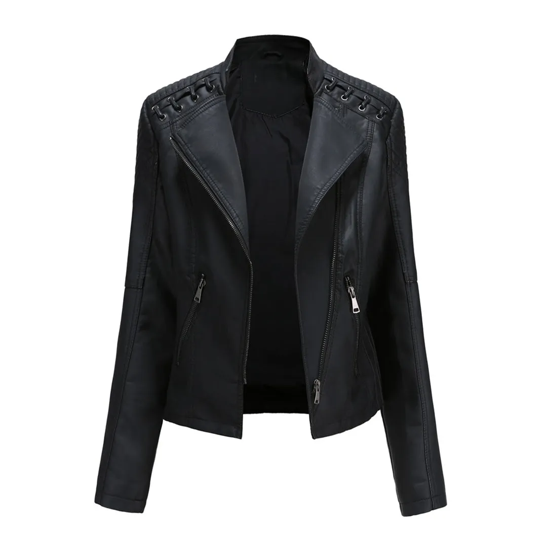 Elegant Marie Leather Jacket: A Timeless Style