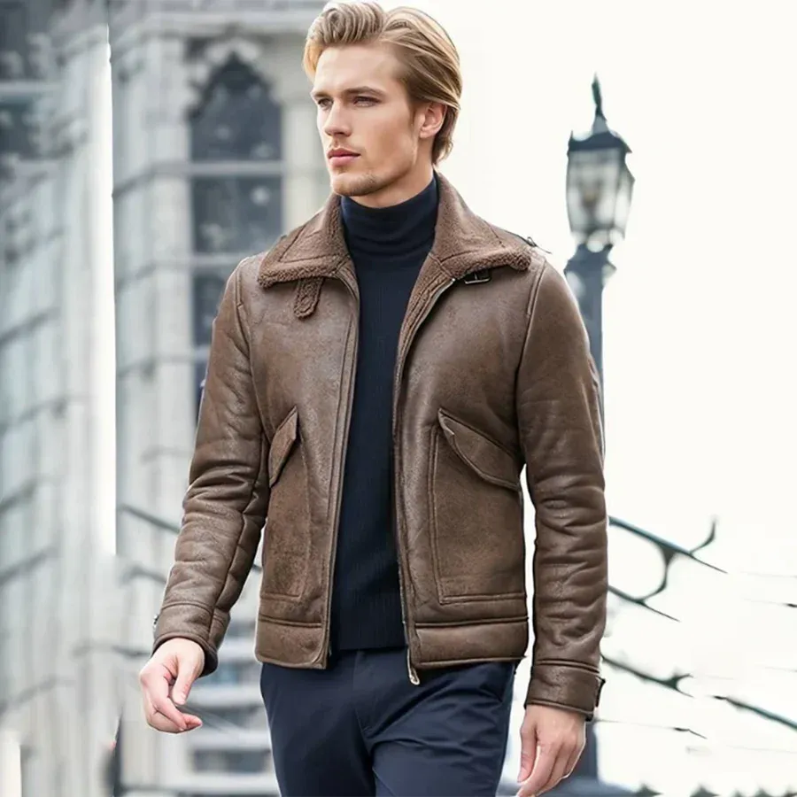 Elegant men's jacket from langston - stylish and timeless look