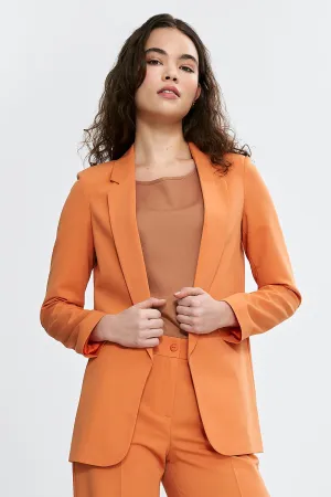 Elegant Open-Fit Blazer with Lapels