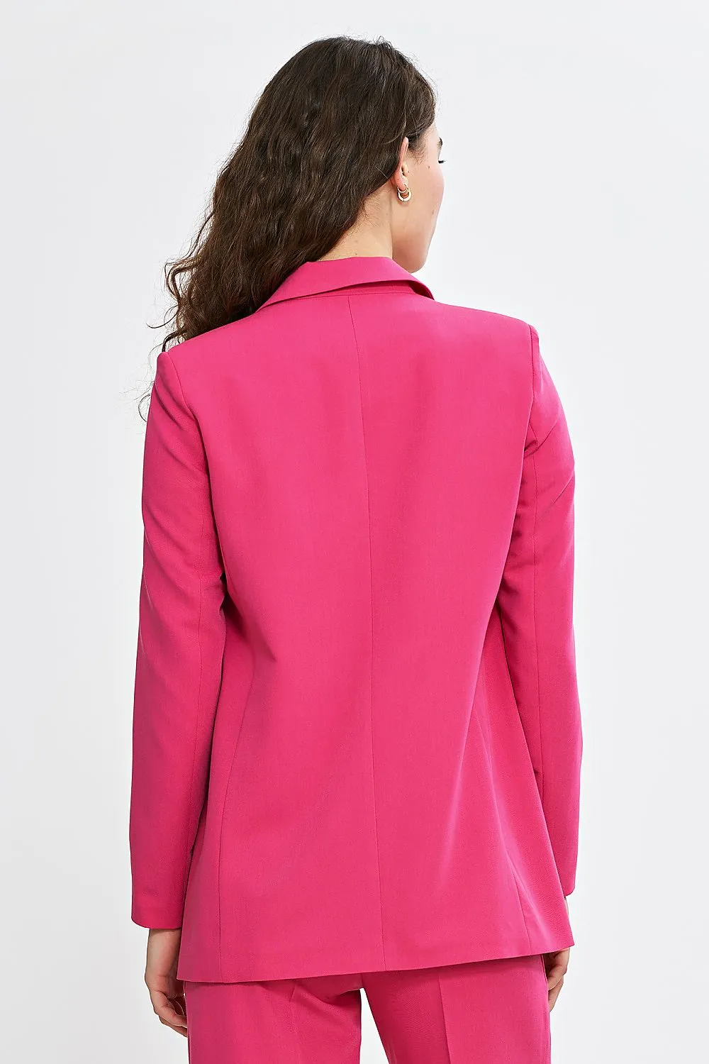Elegant Open-Fit Blazer with Lapels