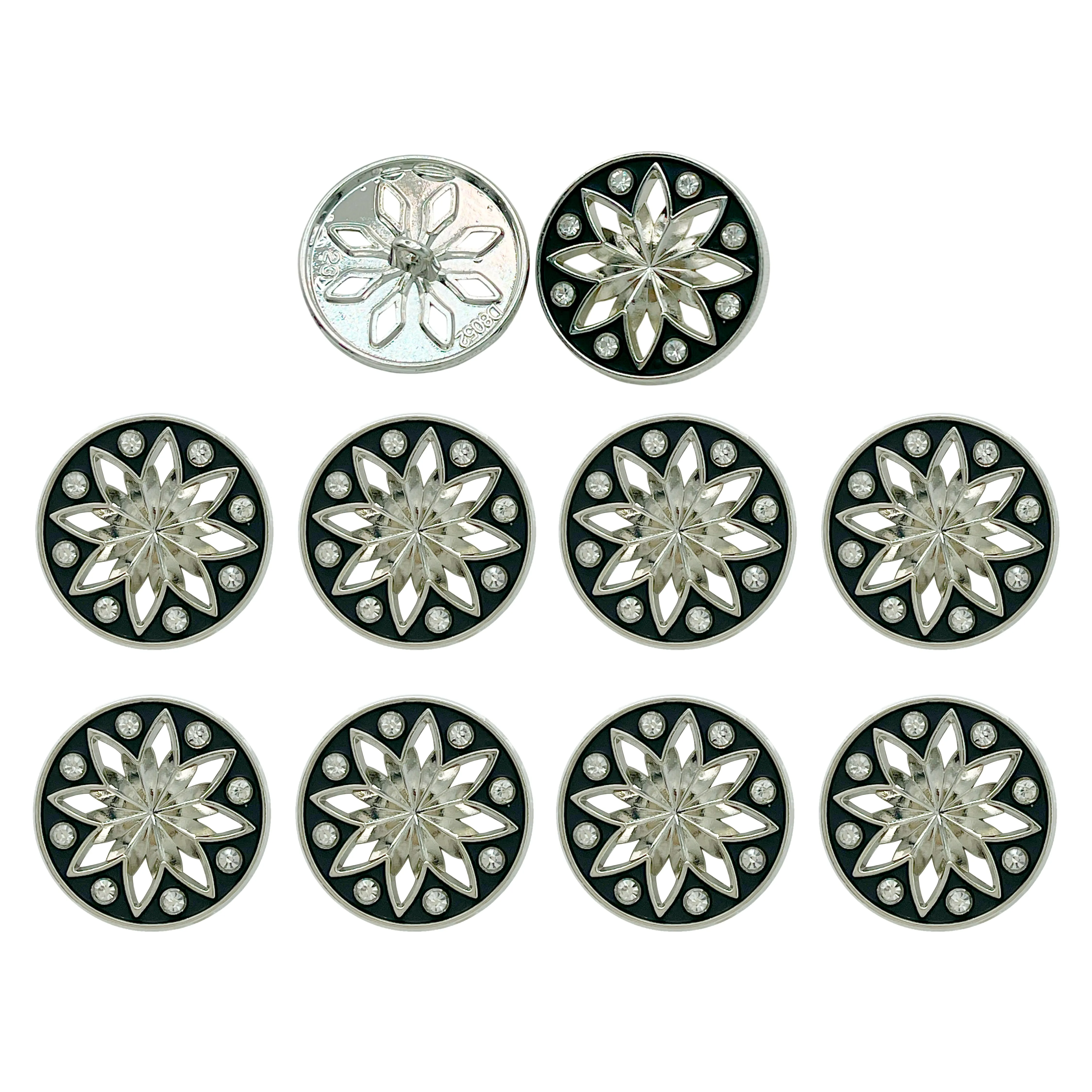 Elegant Star Metal Buttons