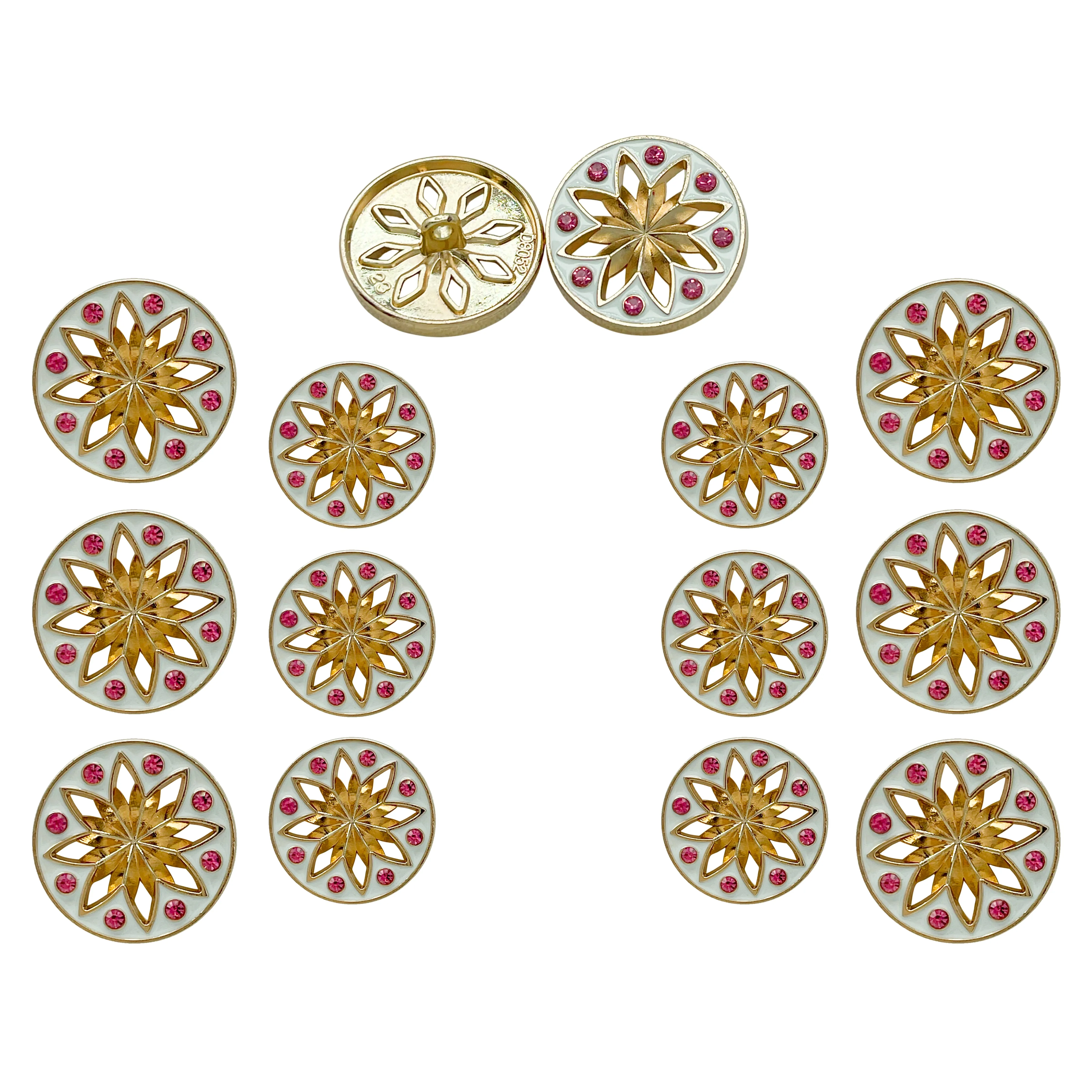 Elegant Star Metal Buttons