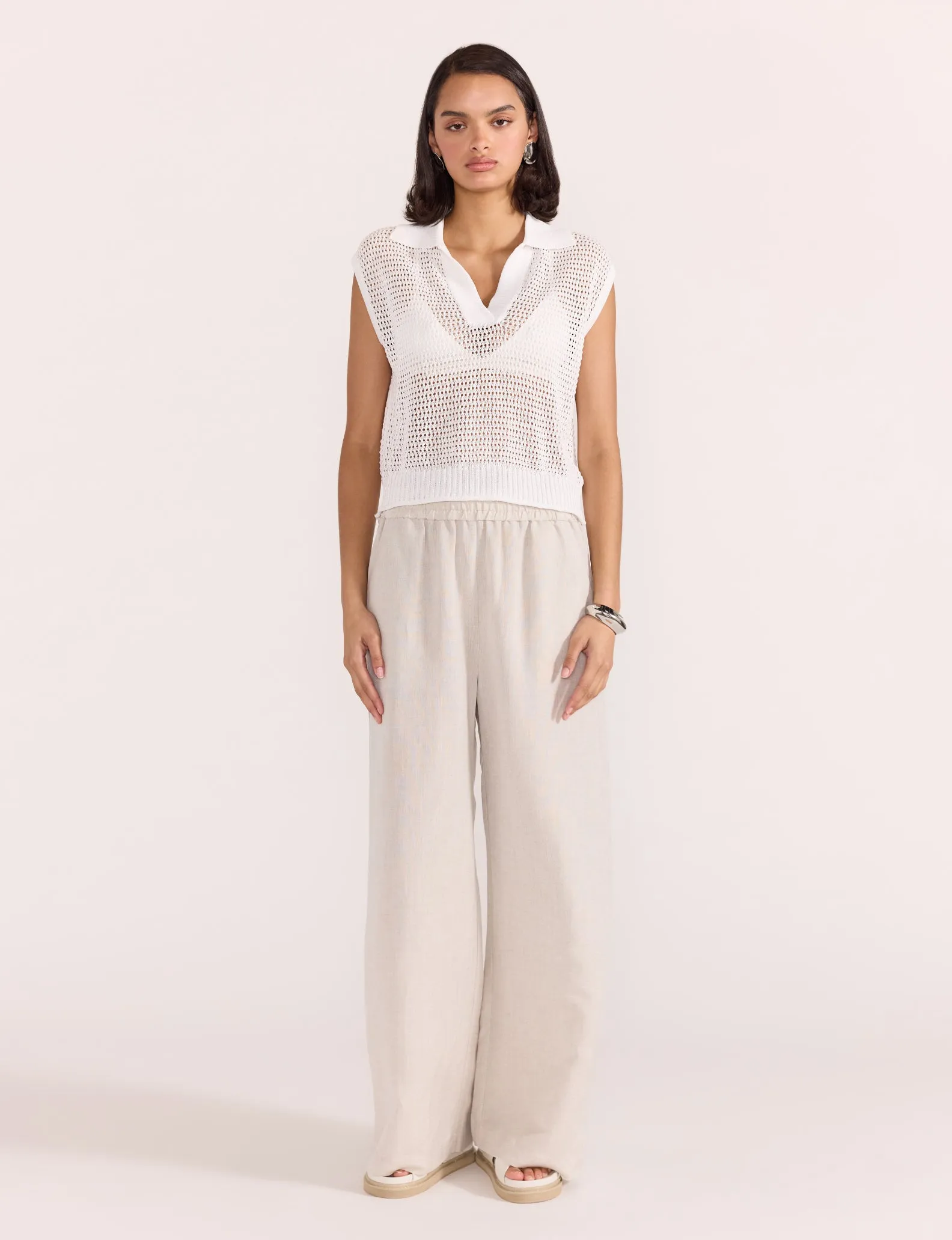 Elio Knit Polo Top