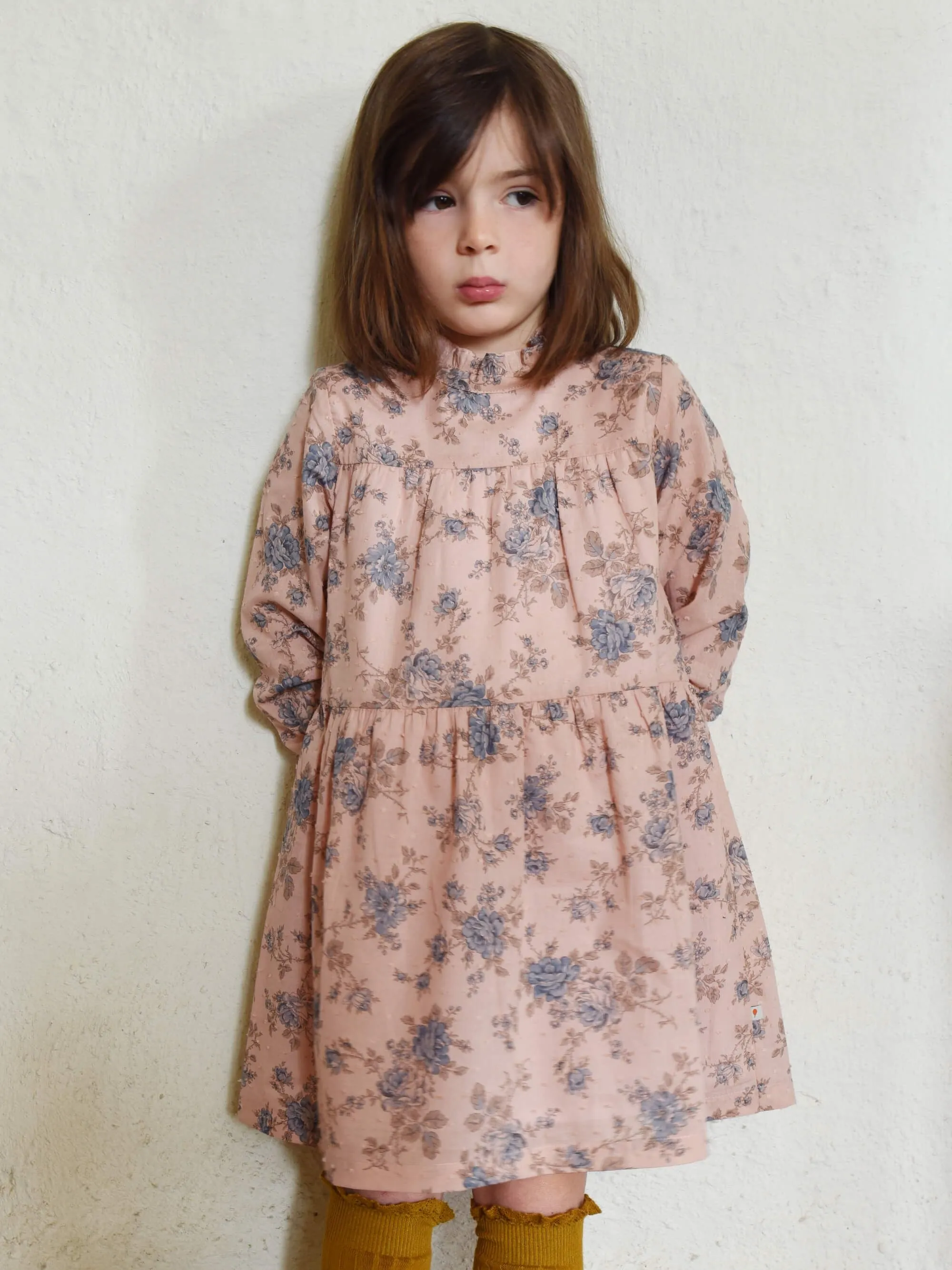 ELISABETH PINK FLOWERS DRESS