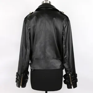 Emie-Daly Queen Faux Leather Jacket