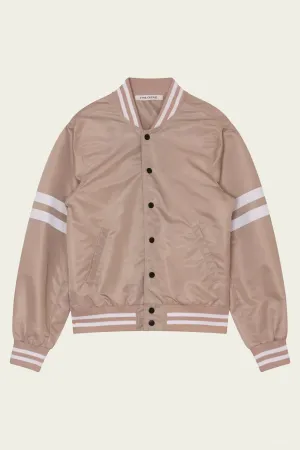 Etre Cecile Varsity Flight Jacket in Ecru