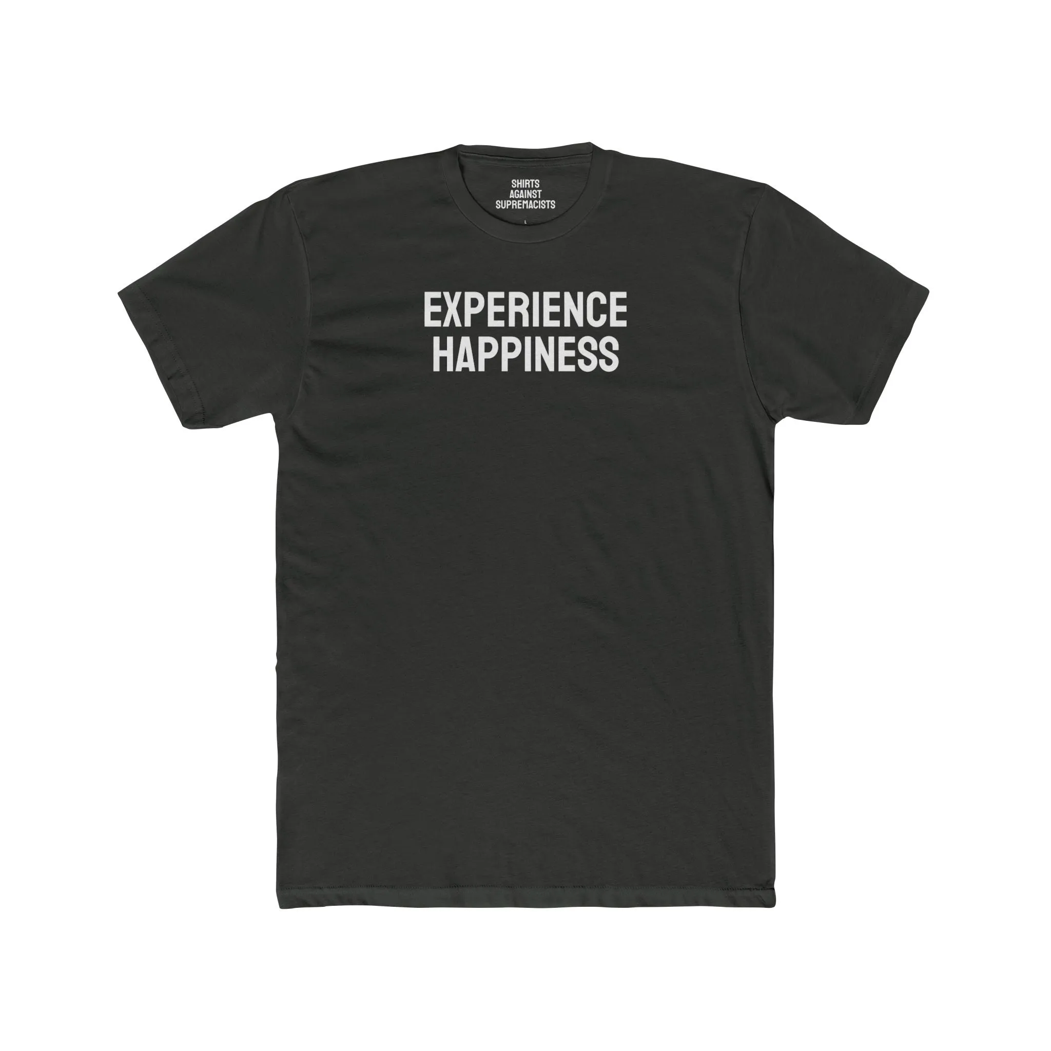 Experience Happiness - Unisex Cotton Crew Tee
