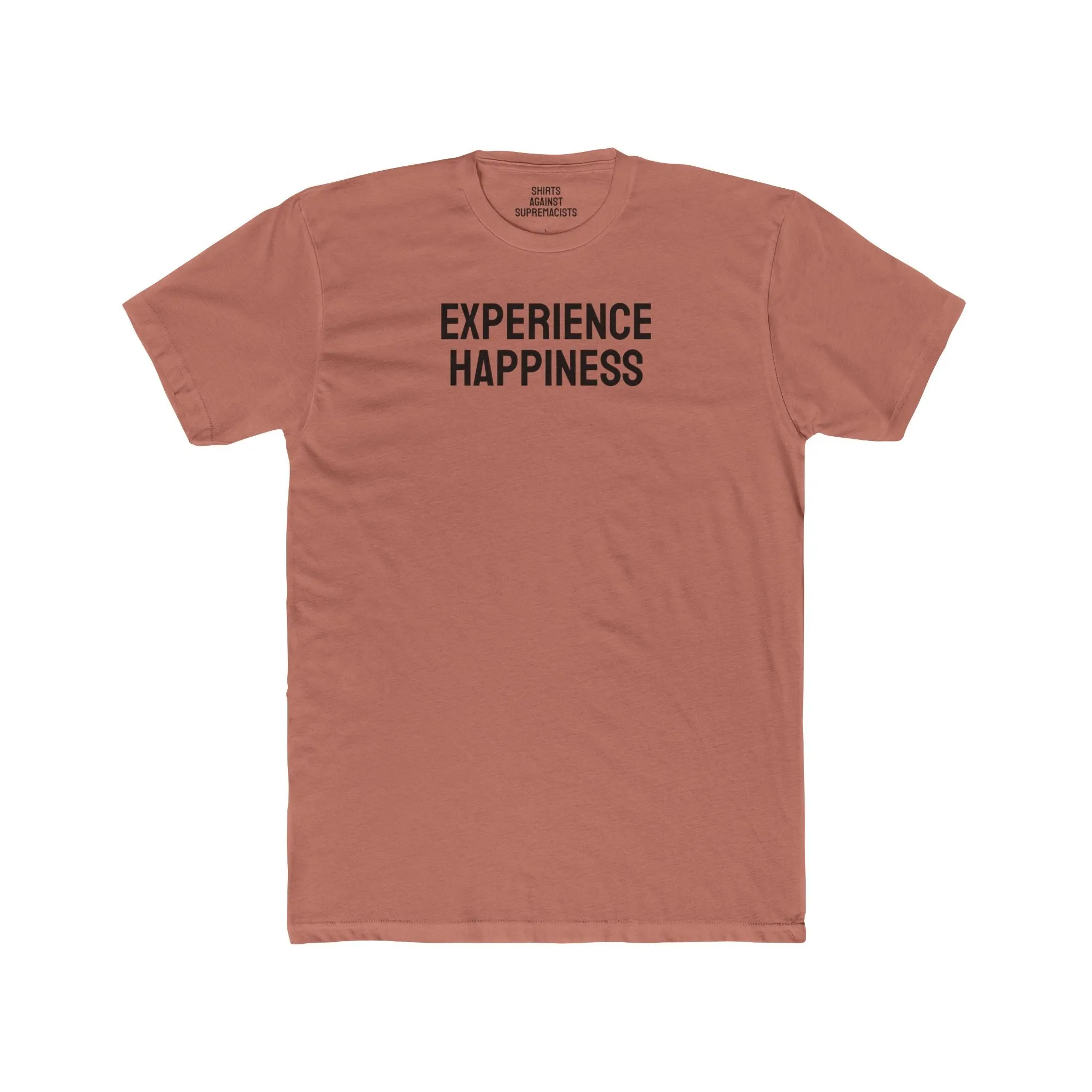 Experience Happiness - Unisex Cotton Crew Tee