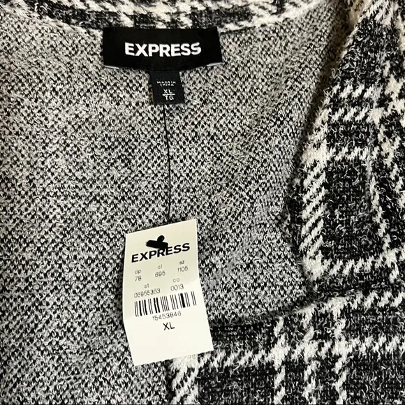 EXPRESS Oversized Tailored Knit Blazer