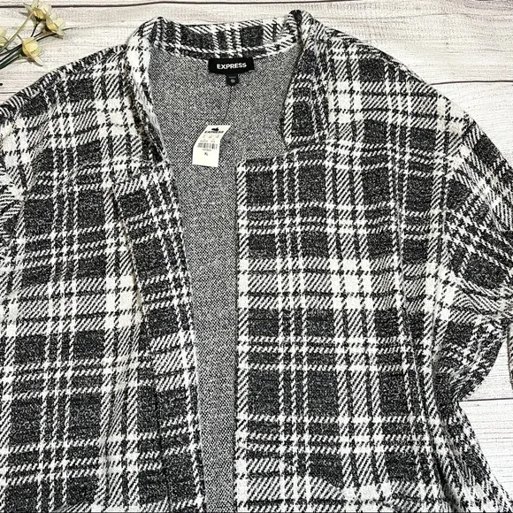 EXPRESS Oversized Tailored Knit Blazer