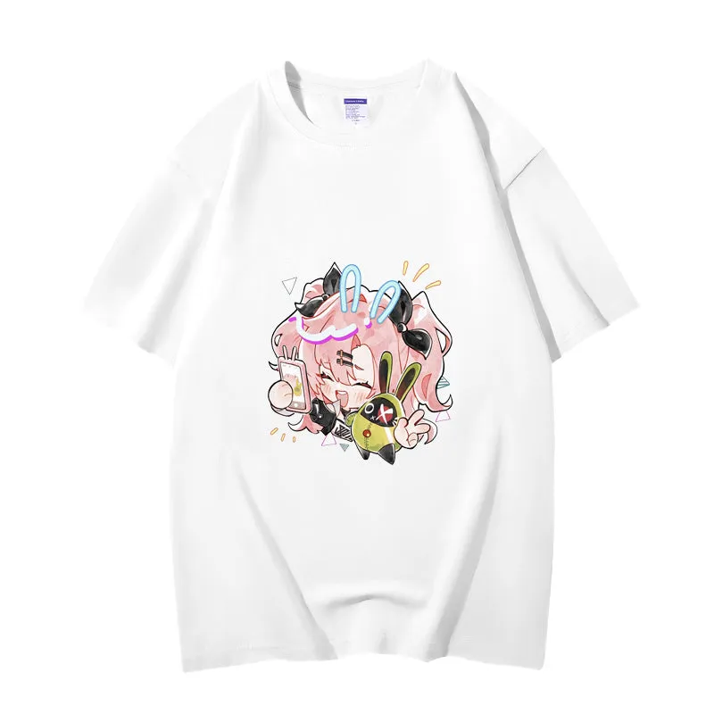 Fashion Anime Zenless Zone Zero Nicole Demara 230g GSM Hipster Style Oversized Cotton T-shirt