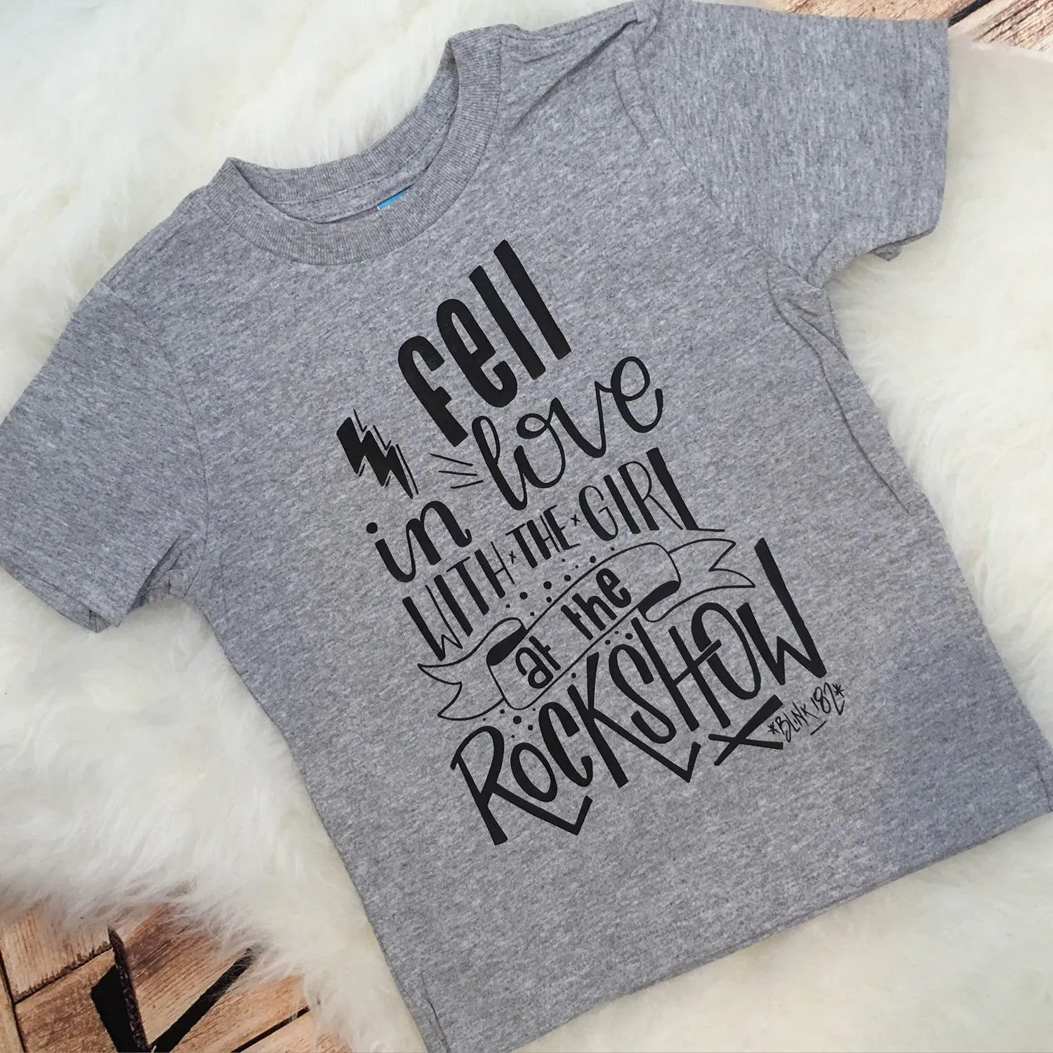 Fell in Love with a Girl in a Rock Show Tee