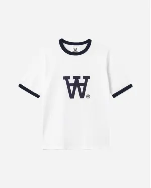 Fia T-shirt - White/Navy