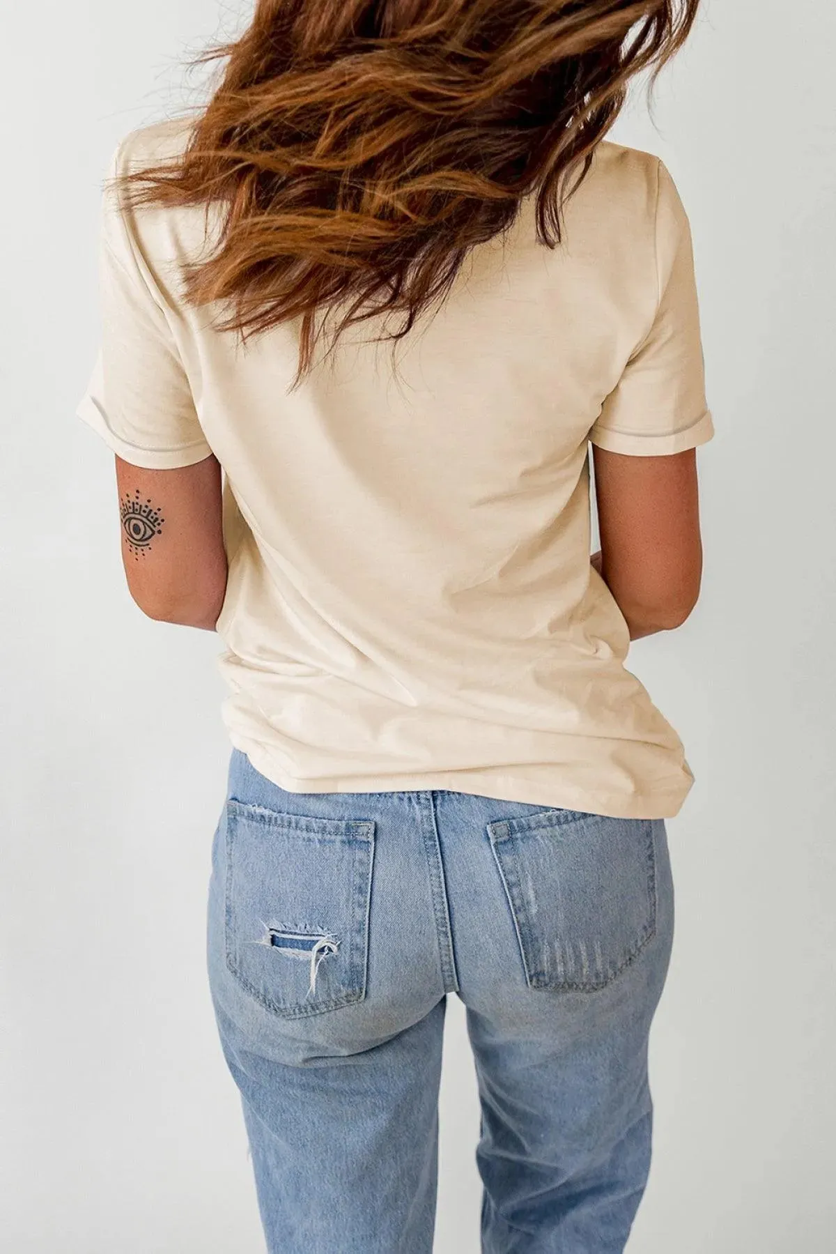 Find Your Essence of Life with Our Heart Print T-Shirt for Women
