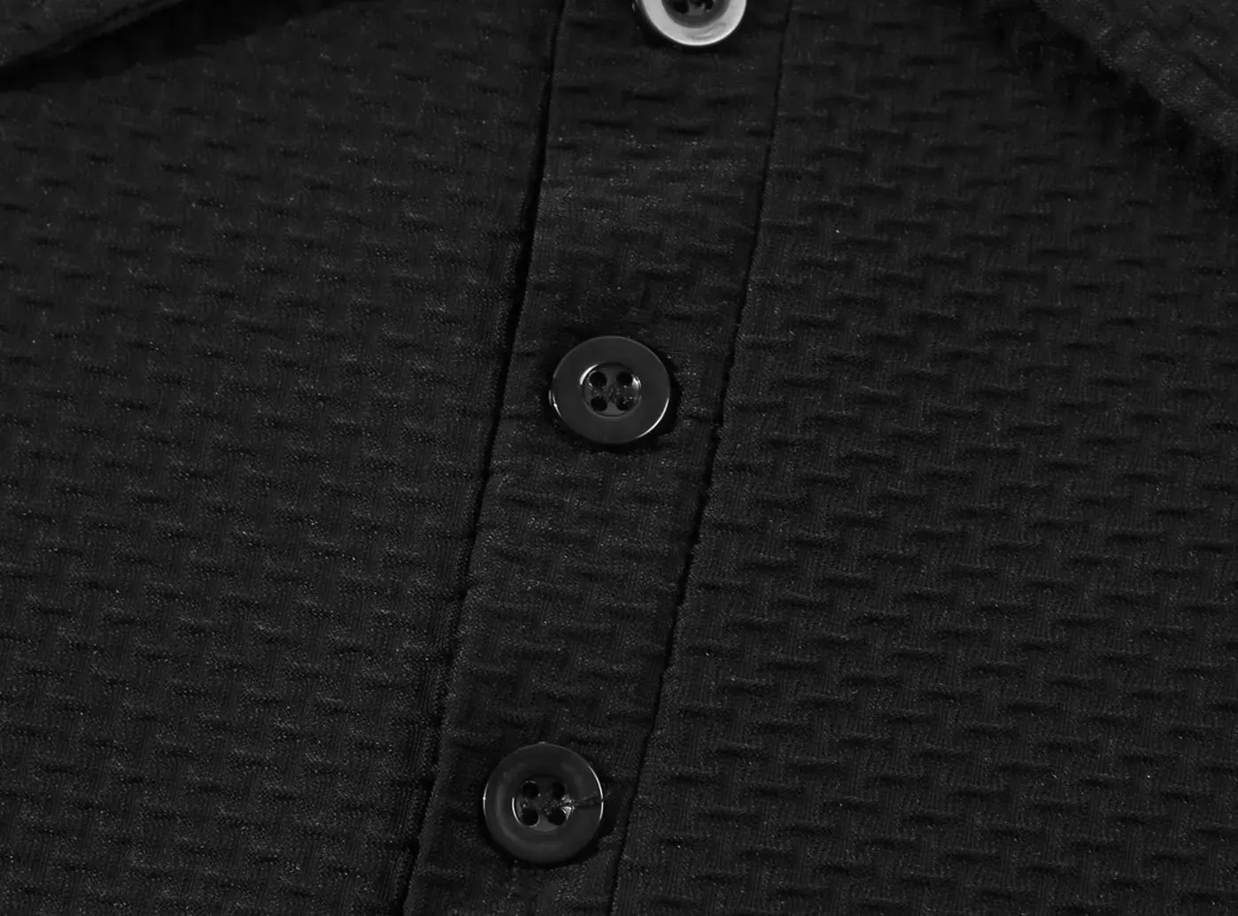 FitVille Men's Breathable Mesh Polo Shirt