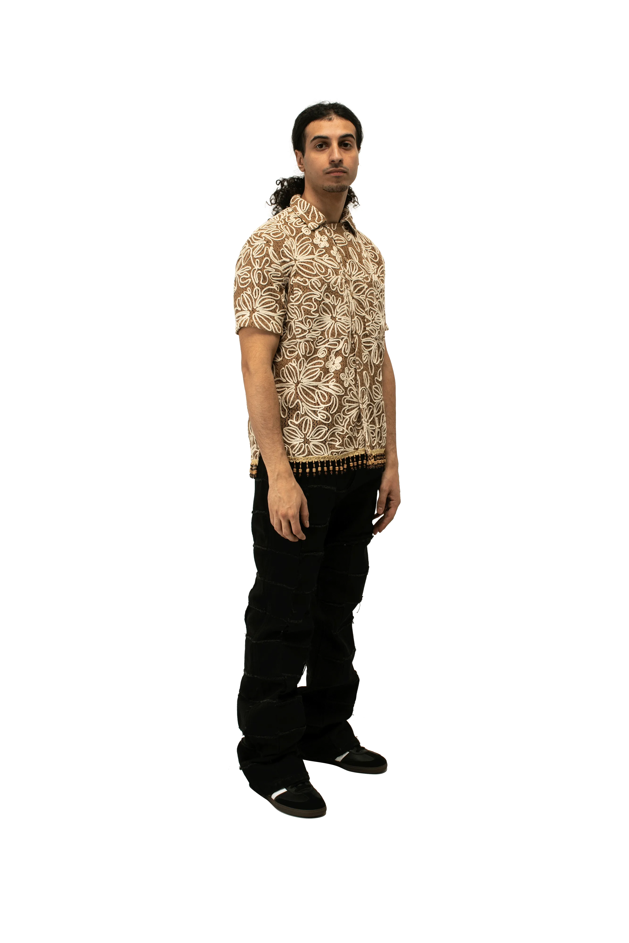 Flower Jacquard Shirts